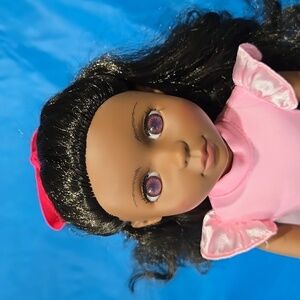 Glitter Girl  in Pink Tutu